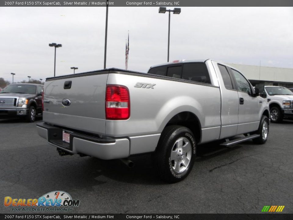 2007 Ford F150 STX SuperCab Silver Metallic / Medium Flint Photo #3