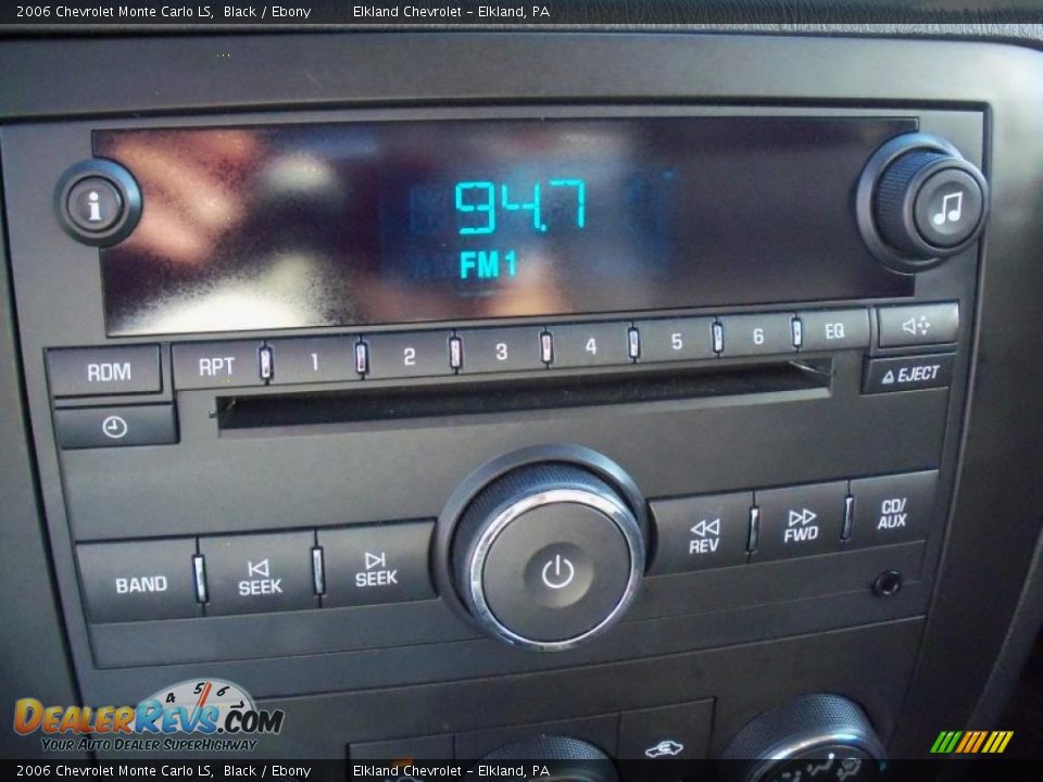 2006 Chevrolet Monte Carlo LS Black / Ebony Photo #23