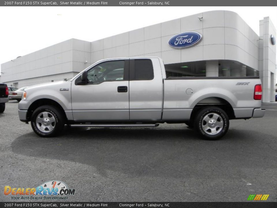 2007 Ford F150 STX SuperCab Silver Metallic / Medium Flint Photo #5