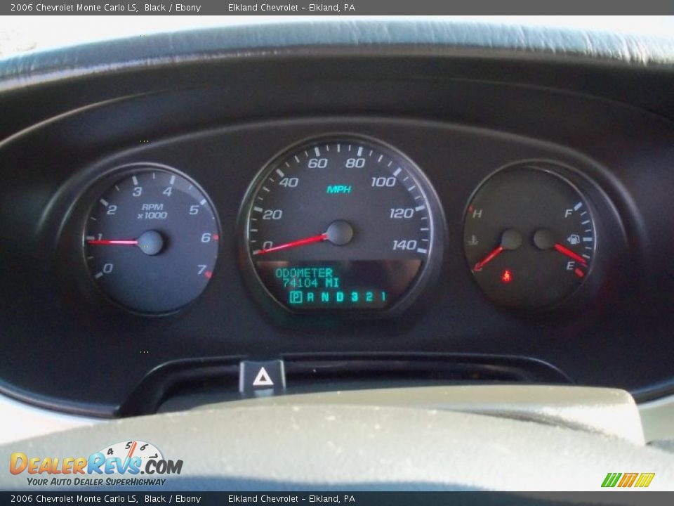 2006 Chevrolet Monte Carlo LS Black / Ebony Photo #29