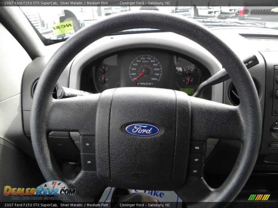 2007 Ford F150 STX SuperCab Silver Metallic / Medium Flint Photo #18