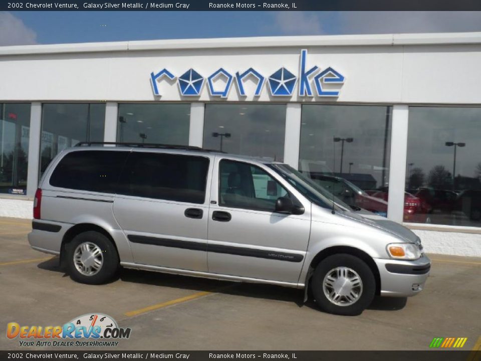 2002 Chevrolet Venture Galaxy Silver Metallic / Medium Gray Photo #1