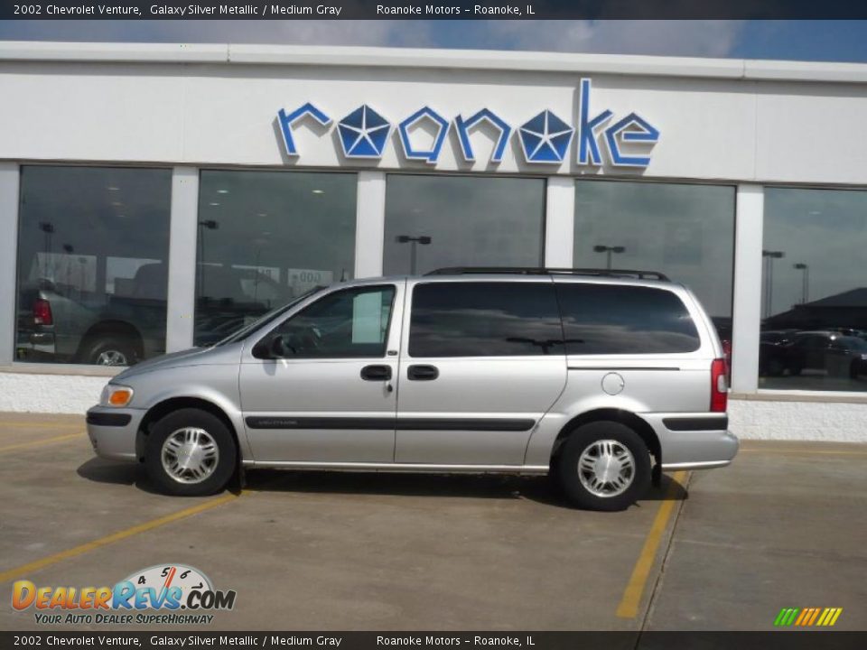 2002 Chevrolet Venture Galaxy Silver Metallic / Medium Gray Photo #2