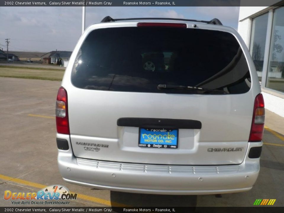 2002 Chevrolet Venture Galaxy Silver Metallic / Medium Gray Photo #4