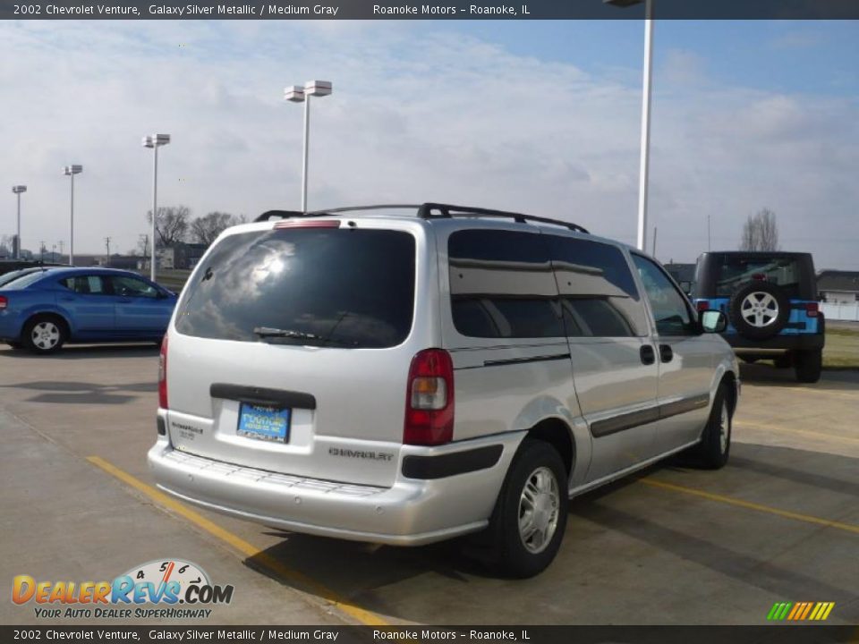 2002 Chevrolet Venture Galaxy Silver Metallic / Medium Gray Photo #5