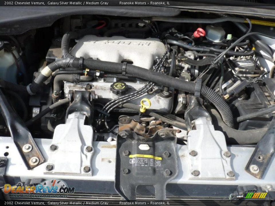 2002 Chevrolet Venture Galaxy Silver Metallic / Medium Gray Photo #19