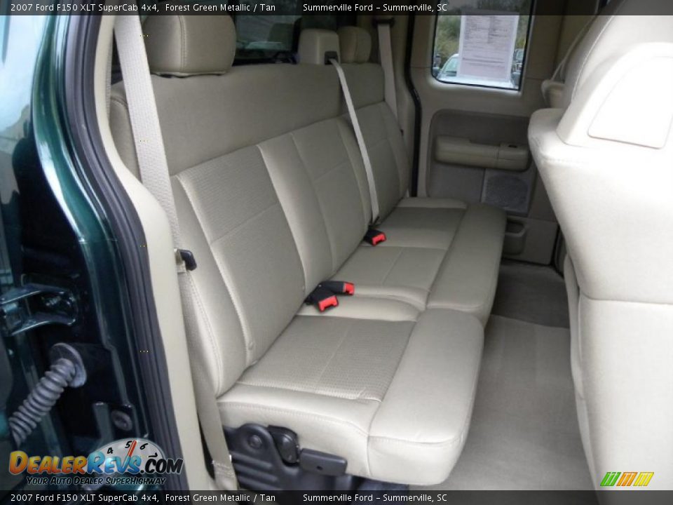 2007 Ford F150 XLT SuperCab 4x4 Forest Green Metallic / Tan Photo #10