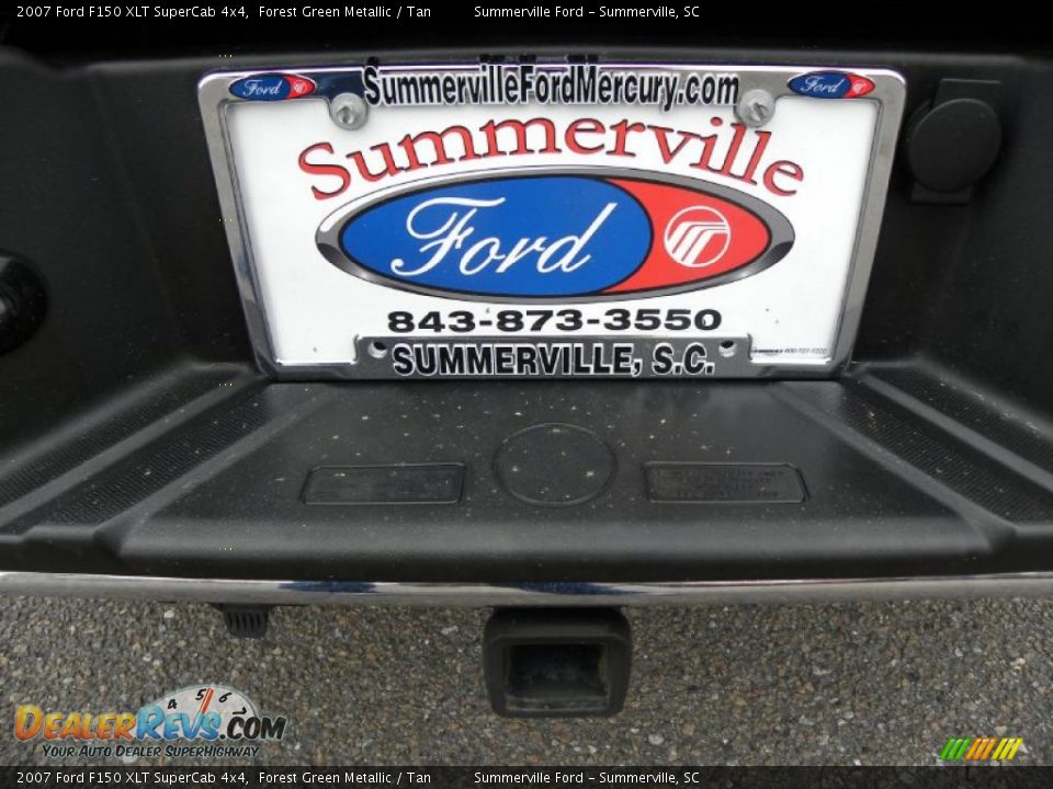2007 Ford F150 XLT SuperCab 4x4 Forest Green Metallic / Tan Photo #15