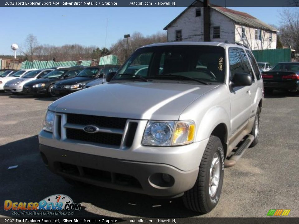 2002 Ford Explorer Sport 4x4 Silver Birch Metallic / Graphite Photo #1