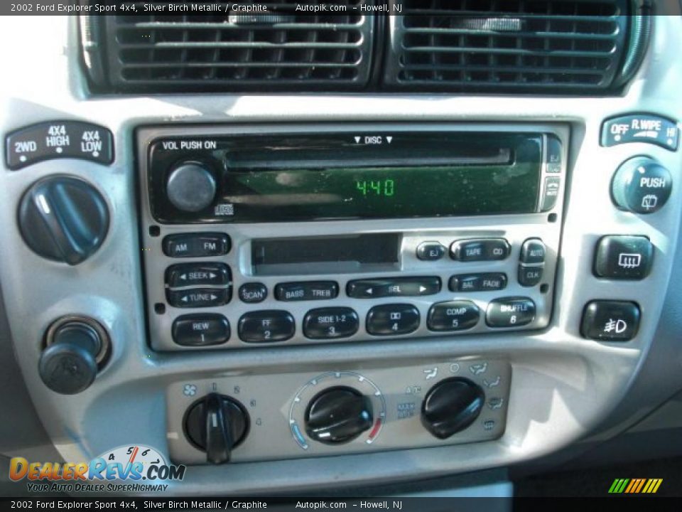 2002 Ford Explorer Sport 4x4 Silver Birch Metallic / Graphite Photo #9