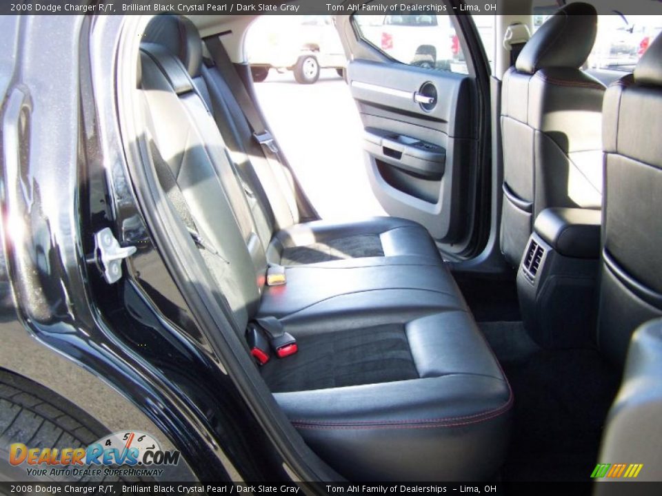 2008 Dodge Charger R/T Brilliant Black Crystal Pearl / Dark Slate Gray Photo #20