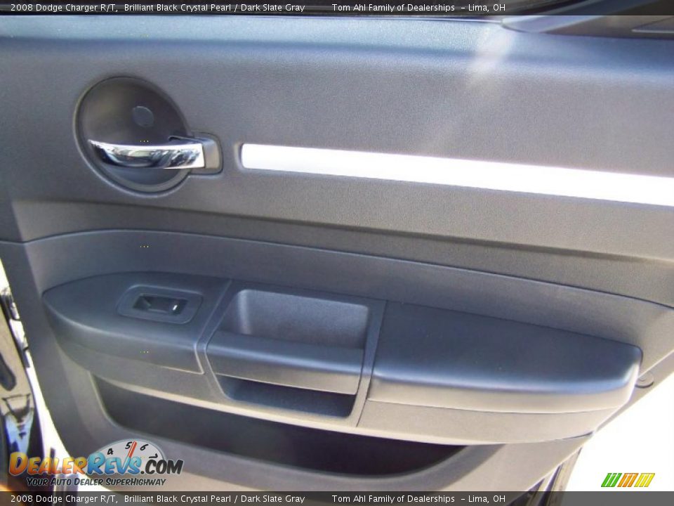 2008 Dodge Charger R/T Brilliant Black Crystal Pearl / Dark Slate Gray Photo #21