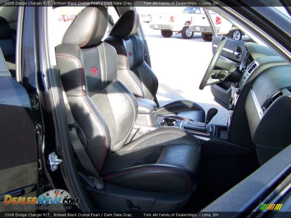 2008 Dodge Charger R/T Brilliant Black Crystal Pearl / Dark Slate Gray Photo #22