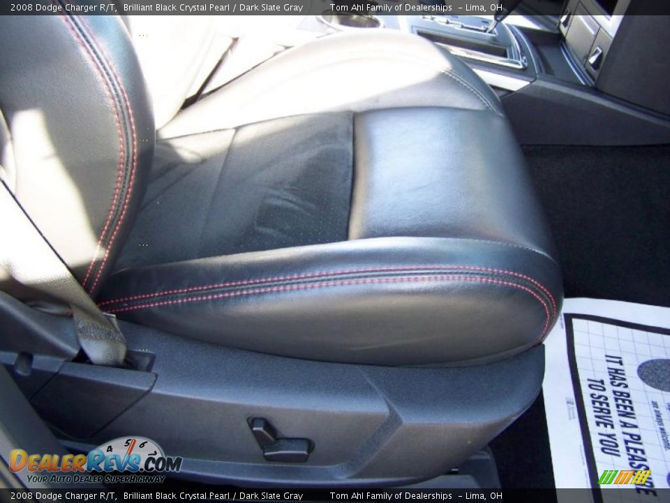 2008 Dodge Charger R/T Brilliant Black Crystal Pearl / Dark Slate Gray Photo #23