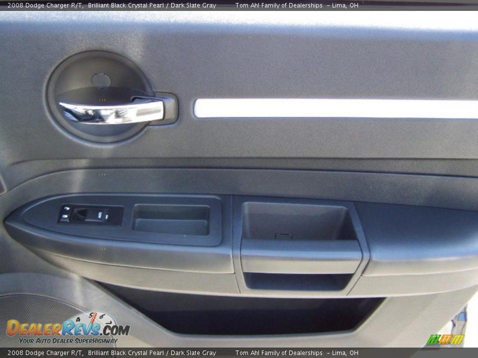 2008 Dodge Charger R/T Brilliant Black Crystal Pearl / Dark Slate Gray Photo #24