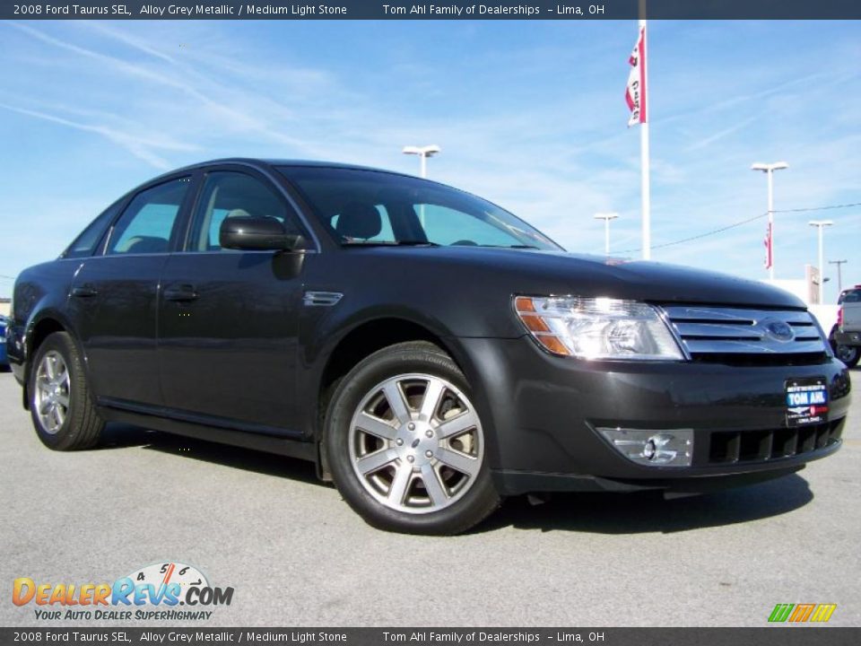 2008 Ford Taurus SEL Alloy Grey Metallic / Medium Light Stone Photo #1