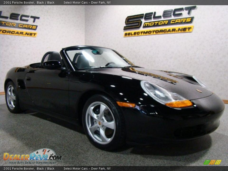 2001 Porsche Boxster Black / Black Photo #2