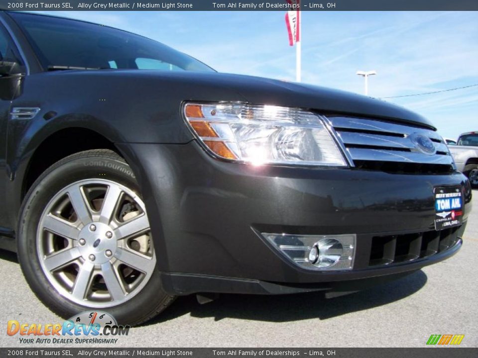 2008 Ford Taurus SEL Alloy Grey Metallic / Medium Light Stone Photo #2