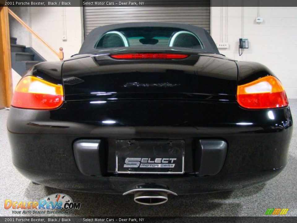 2001 Porsche Boxster Black / Black Photo #4