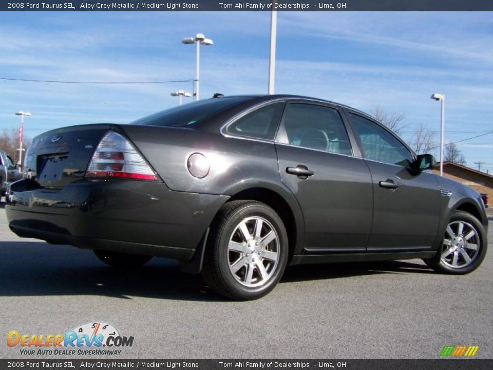 2008 Ford Taurus SEL Alloy Grey Metallic / Medium Light Stone Photo #7