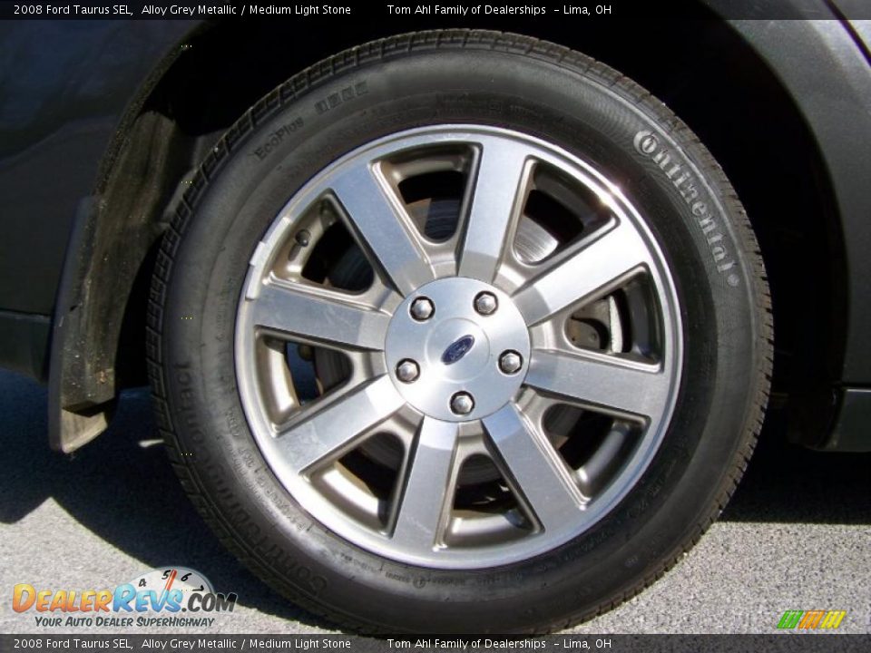 2008 Ford Taurus SEL Alloy Grey Metallic / Medium Light Stone Photo #8