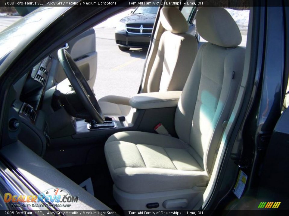 2008 Ford Taurus SEL Alloy Grey Metallic / Medium Light Stone Photo #9
