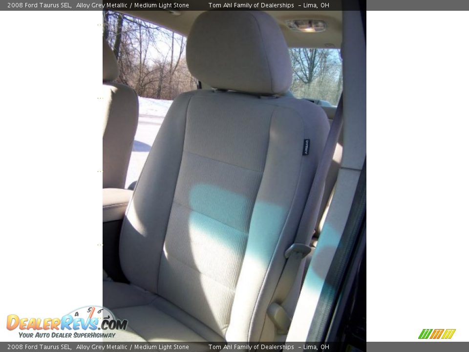 2008 Ford Taurus SEL Alloy Grey Metallic / Medium Light Stone Photo #10