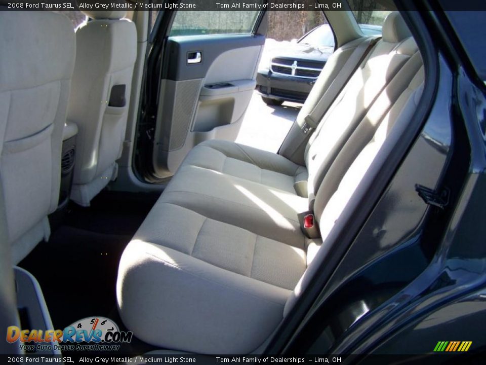 2008 Ford Taurus SEL Alloy Grey Metallic / Medium Light Stone Photo #13