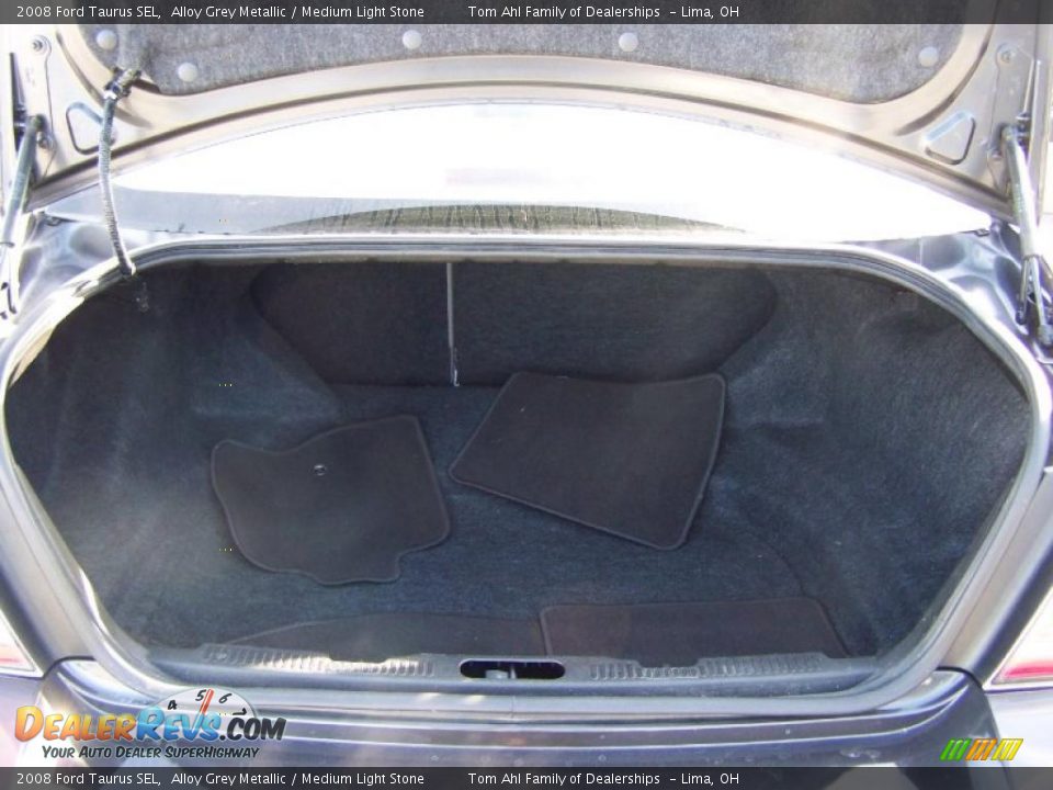 2008 Ford Taurus SEL Alloy Grey Metallic / Medium Light Stone Photo #14