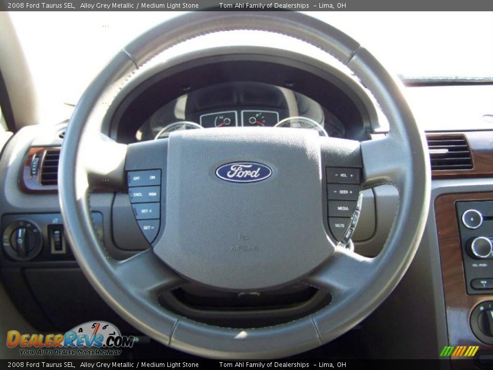 2008 Ford Taurus SEL Alloy Grey Metallic / Medium Light Stone Photo #20