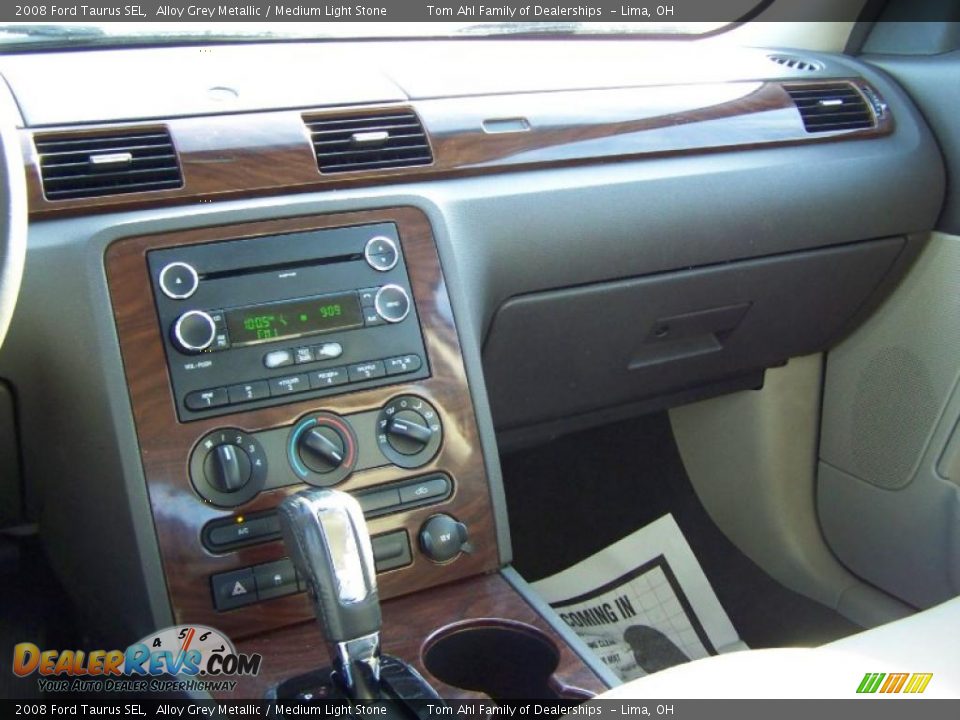 2008 Ford Taurus SEL Alloy Grey Metallic / Medium Light Stone Photo #21