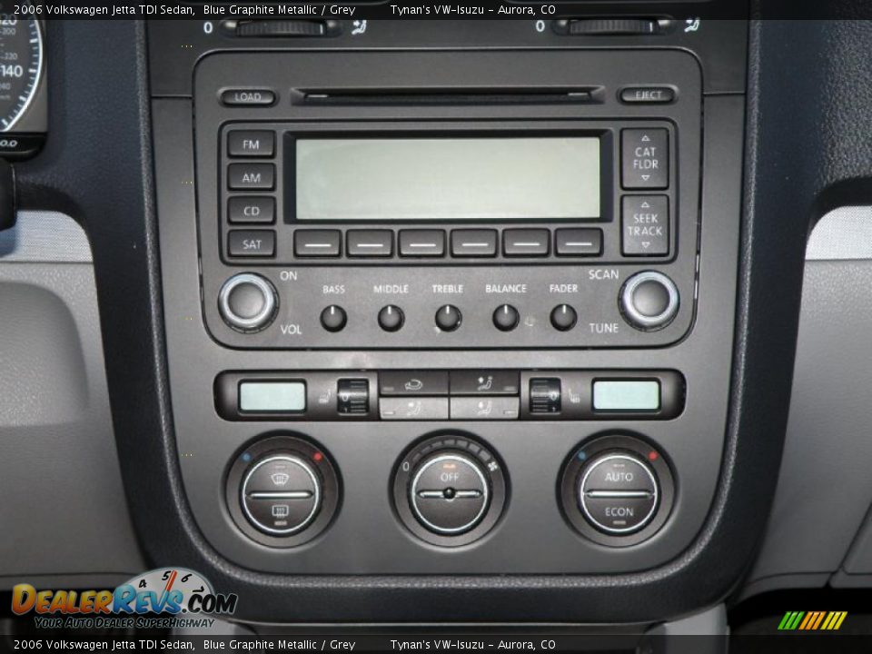 2006 Volkswagen Jetta TDI Sedan Blue Graphite Metallic / Grey Photo #11