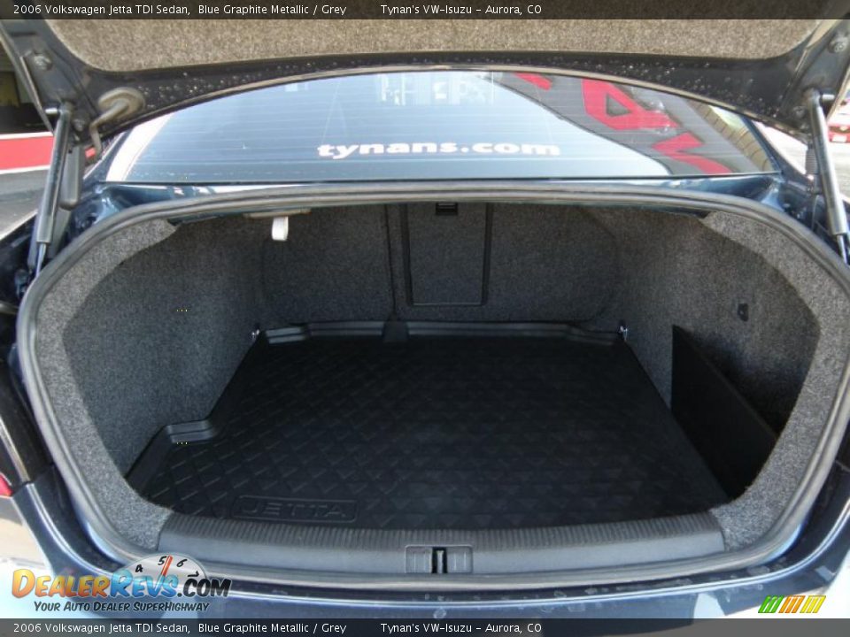 2006 Volkswagen Jetta TDI Sedan Blue Graphite Metallic / Grey Photo #14