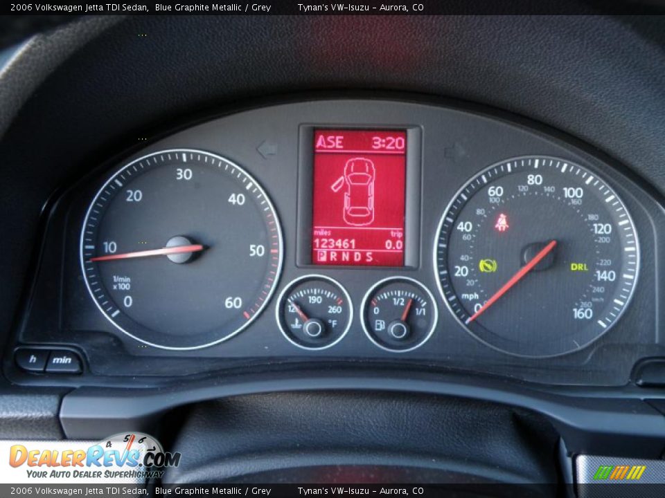 2006 Volkswagen Jetta TDI Sedan Blue Graphite Metallic / Grey Photo #20