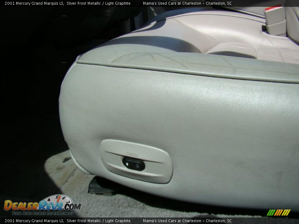 2001 Mercury Grand Marquis LS Silver Frost Metallic / Light Graphite Photo #10