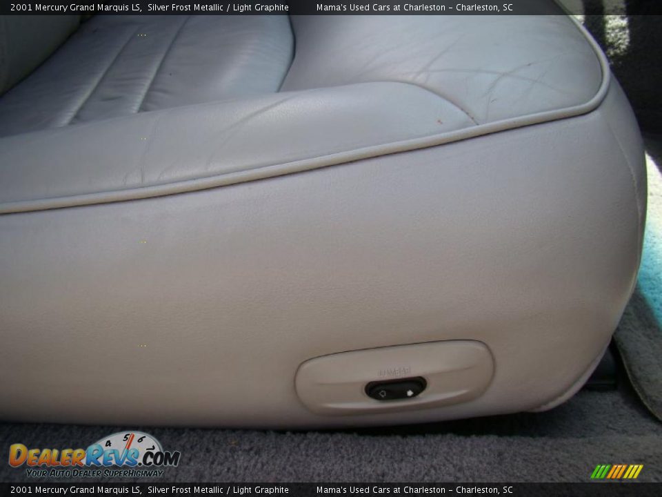 2001 Mercury Grand Marquis LS Silver Frost Metallic / Light Graphite Photo #16