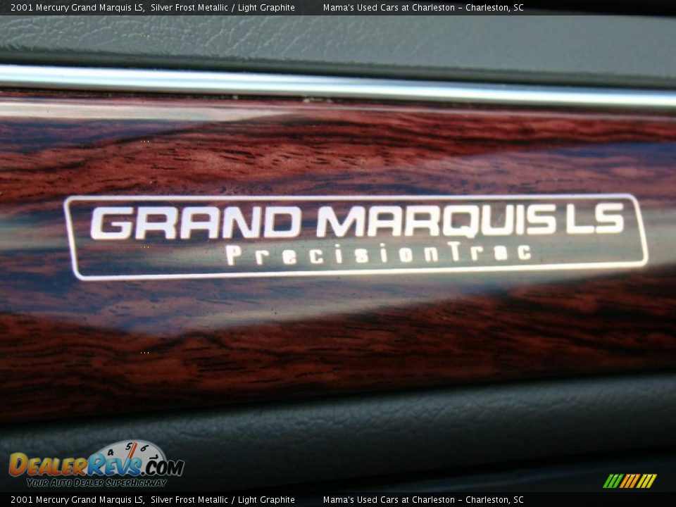 2001 Mercury Grand Marquis LS Silver Frost Metallic / Light Graphite Photo #25