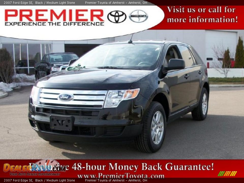 2007 Ford Edge SE Black / Medium Light Stone Photo #1