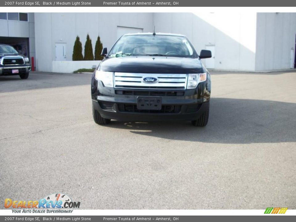2007 Ford Edge SE Black / Medium Light Stone Photo #2