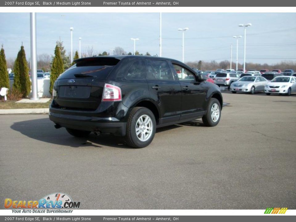 2007 Ford Edge SE Black / Medium Light Stone Photo #5