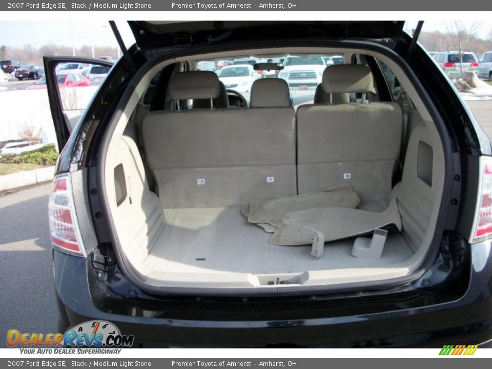 2007 Ford Edge SE Black / Medium Light Stone Photo #14