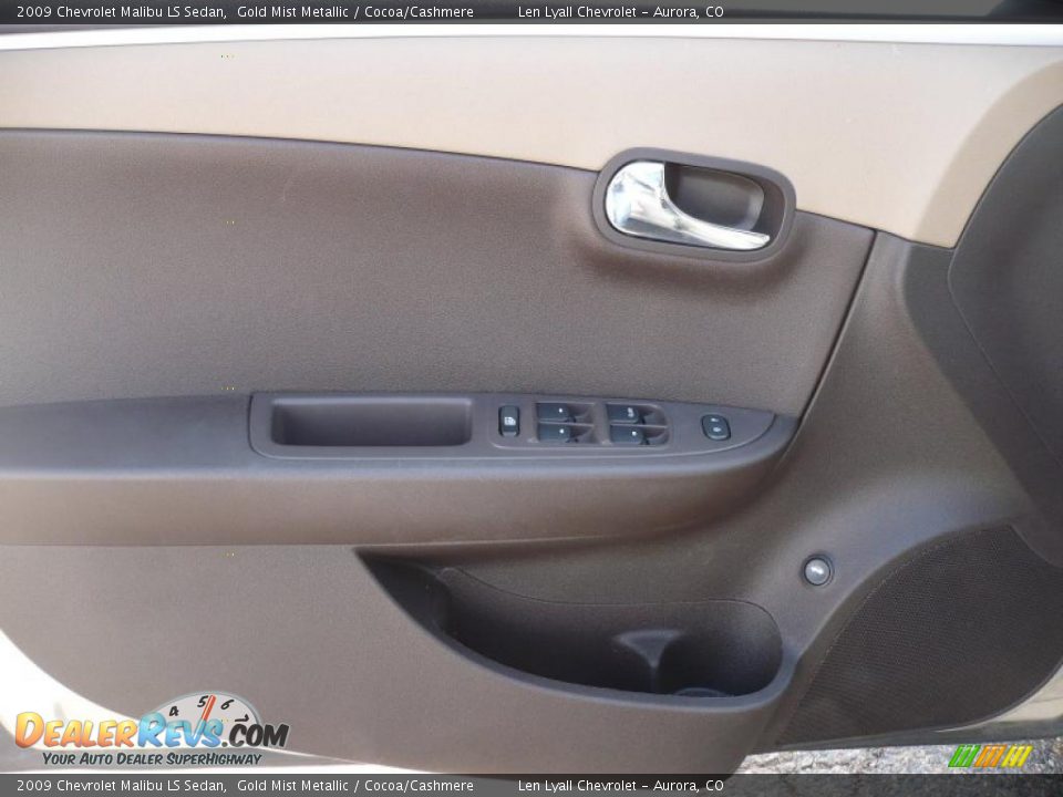 2009 Chevrolet Malibu LS Sedan Gold Mist Metallic / Cocoa/Cashmere Photo #7
