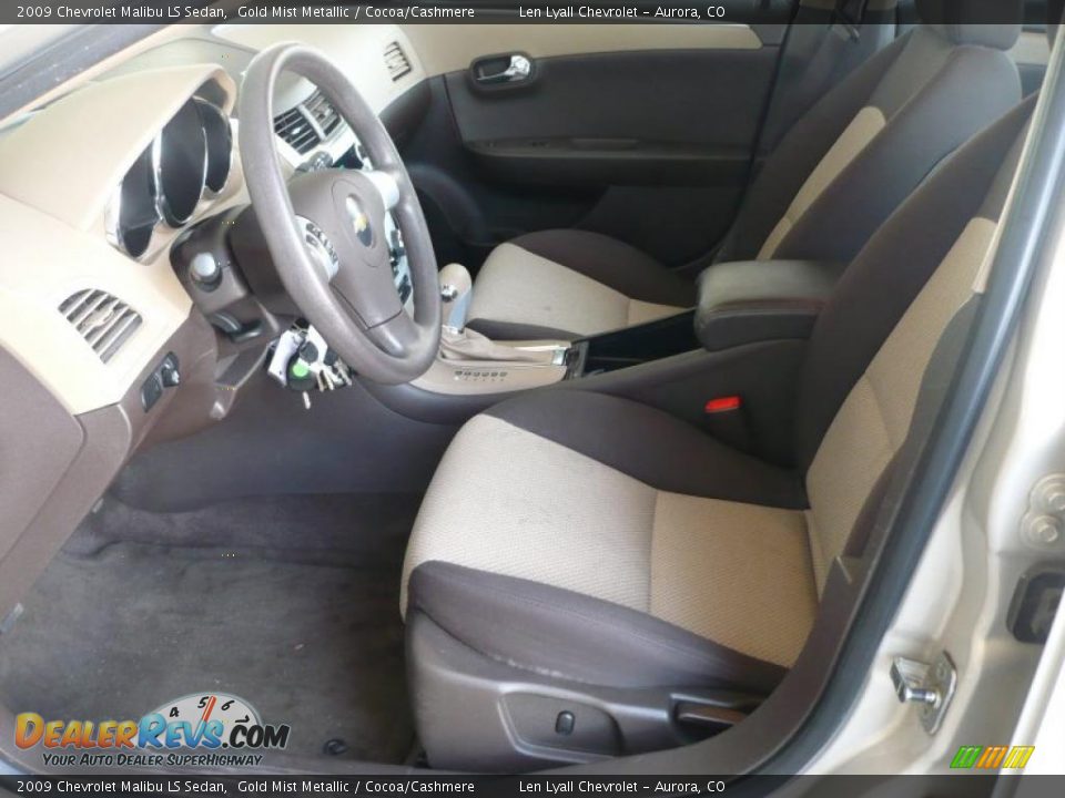 2009 Chevrolet Malibu LS Sedan Gold Mist Metallic / Cocoa/Cashmere Photo #9