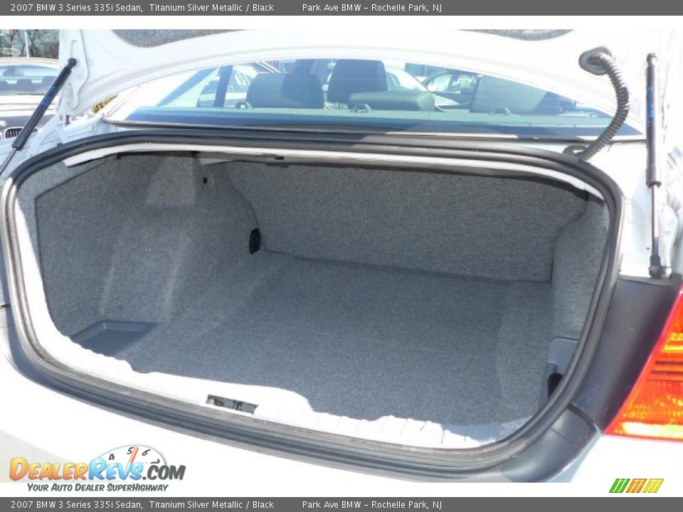 2007 BMW 3 Series 335i Sedan Titanium Silver Metallic / Black Photo #24
