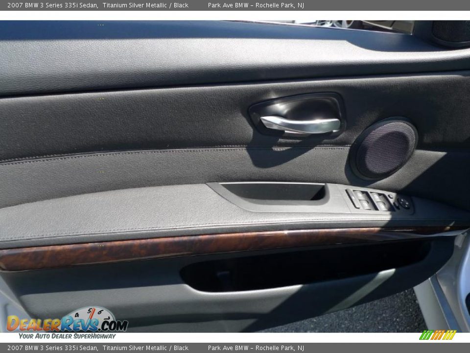 2007 BMW 3 Series 335i Sedan Titanium Silver Metallic / Black Photo #25