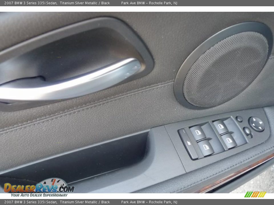 2007 BMW 3 Series 335i Sedan Titanium Silver Metallic / Black Photo #26