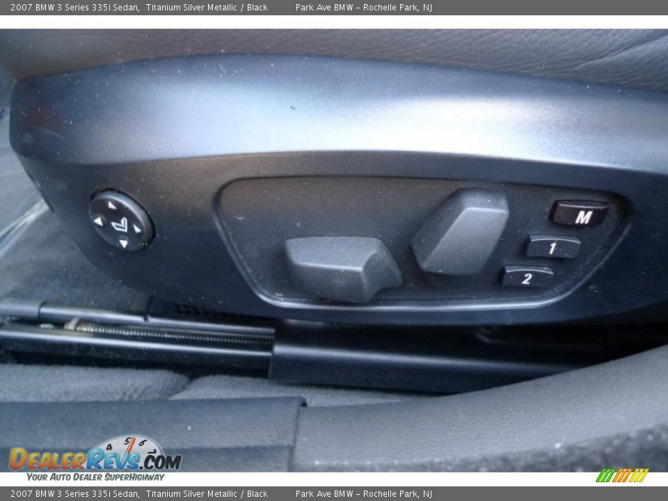 2007 BMW 3 Series 335i Sedan Titanium Silver Metallic / Black Photo #28
