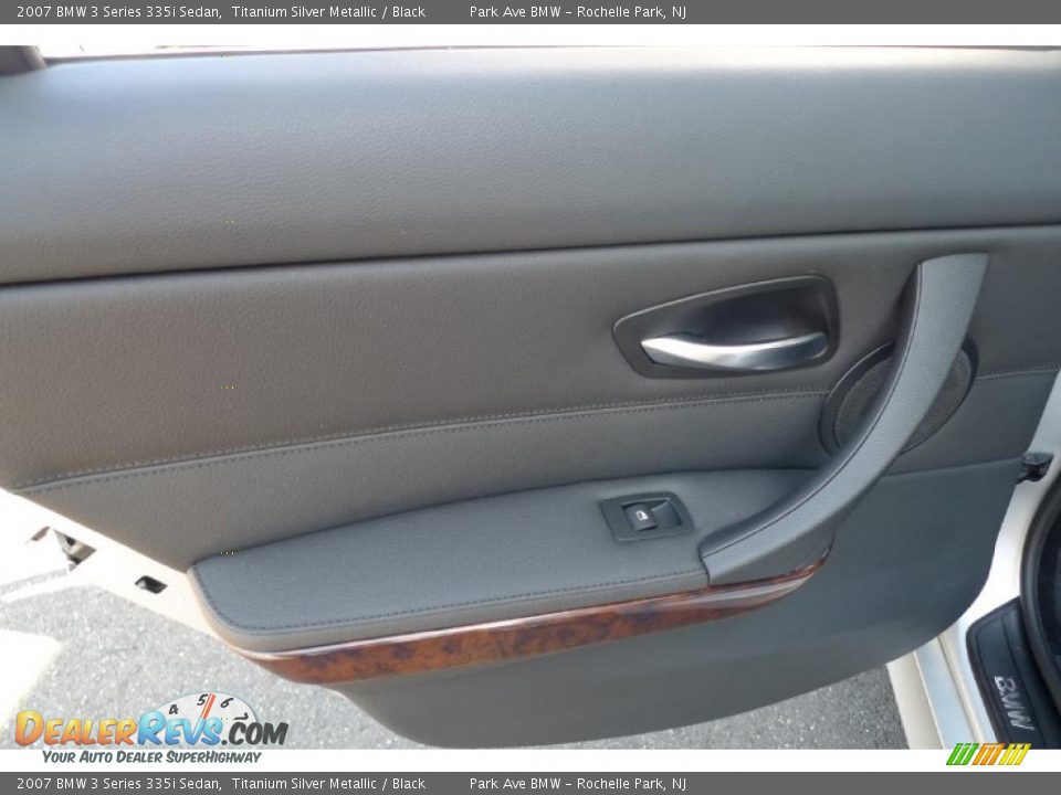 2007 BMW 3 Series 335i Sedan Titanium Silver Metallic / Black Photo #29