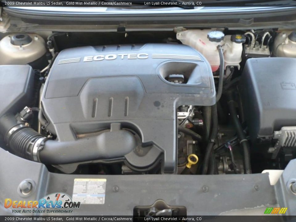 2009 Chevrolet Malibu LS Sedan Gold Mist Metallic / Cocoa/Cashmere Photo #19