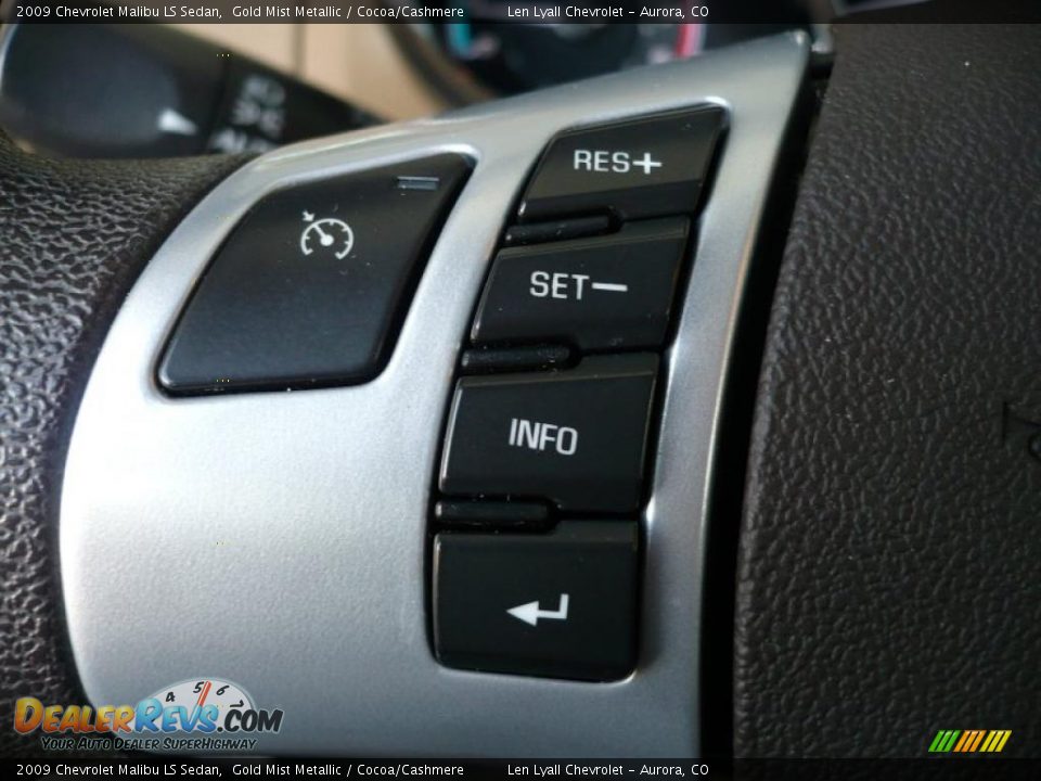 2009 Chevrolet Malibu LS Sedan Gold Mist Metallic / Cocoa/Cashmere Photo #21